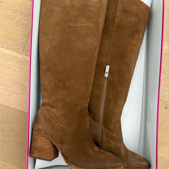 Vince Camuto Women's Leila Knee High Boot Brown - Picture 9 of 12